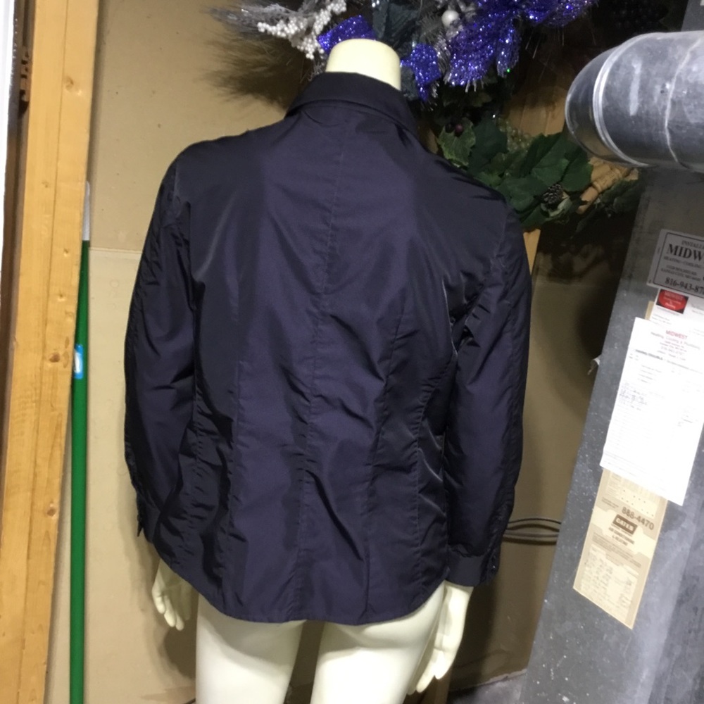 Armani Collezioni Black Zipper Shirt/Jacket - Picture 8 of 16